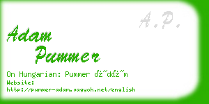 adam pummer business card